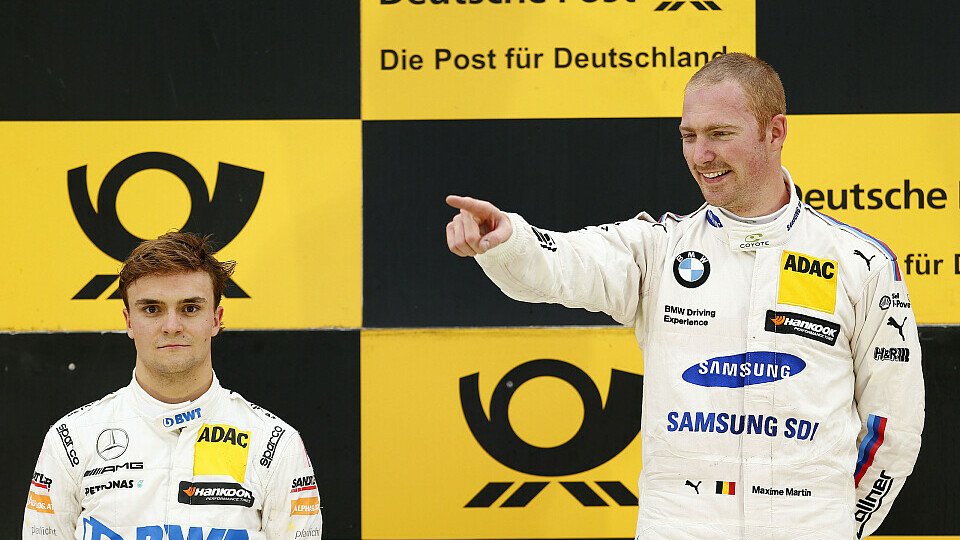 Maxime Martin freute sich über seinen dritten DTM-Sieg, Foto: DTM