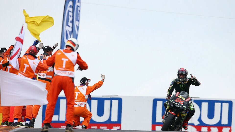 Im Vorjahr durften die MotoGP-Fans am Sachsenring mit Jonas Folger feiern, Foto: Monster Energy