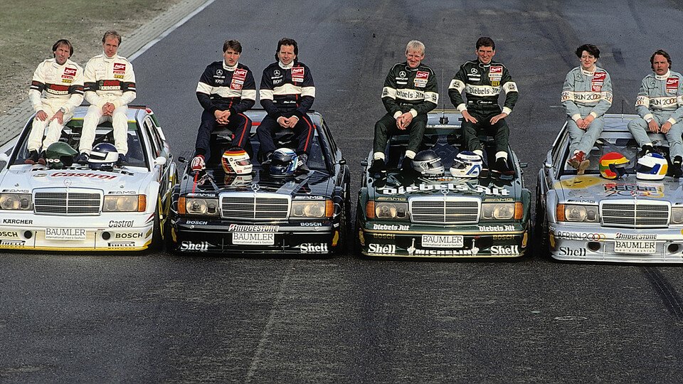 Schneider, Ludwig, Rosberg und Co.: Mercedes-Ikonen unter sich, Foto: Daimler AG