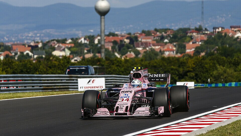 Force India kommt in der ungarischen Puszta noch nicht auf Touren, Foto: LAT Images