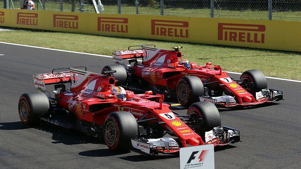 Ferrari sicherte sich in Ungarn die erste Startreihe, Foto: Sutton