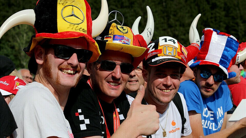 Die belgischen Fans sorgen immer für mächtig Stimmung, Foto: Sutton