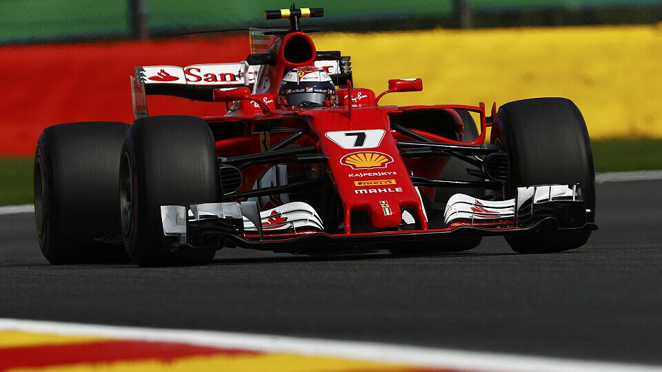 Kimi Räikkönen holte sich die Bestzeit im 1. Freien Training zum Belgien GP in Spa, Foto: LAT Images