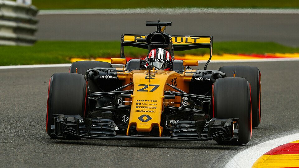 Nico Hülkenberg und Renault trumpften am Freitag in Spa hinter Mercedes, Ferrari und Red Bull auf
