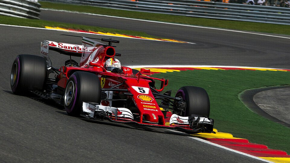Sebastian Vettel startet in Belgien von Platz zwei