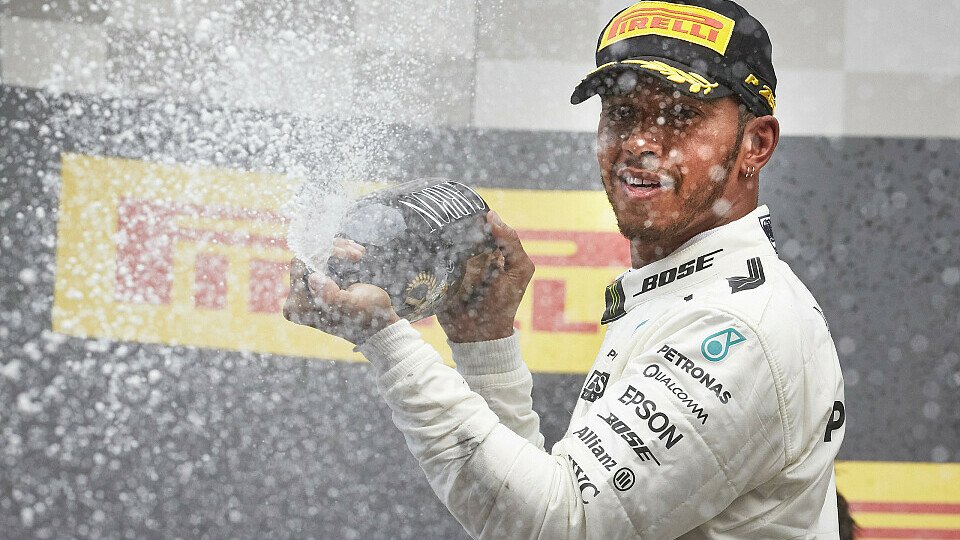 Lewis Hamilton holte sich den Sieg in Belgien, Foto: LAT Images