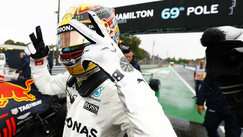 Mit der 69. Pole sicherte sich Lewis Hamilton den alleinigen Rekord, Foto: LAT Images