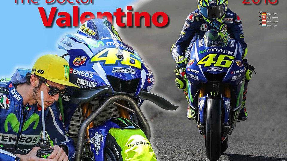 Tobias Linkes neuer MotoGP-Kalender: The Doctor Valentino 2018, Foto: Phillis Verlag