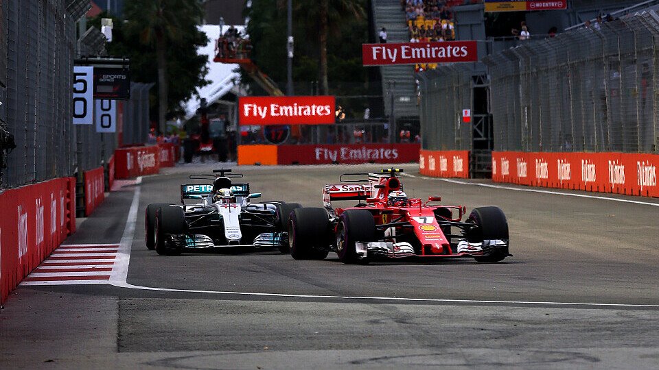 Ferrari in Singapur mit der aggressivsten, Mercedes mit der konservativsten Reifenwahl aller F1-Teams, Foto: Sutton