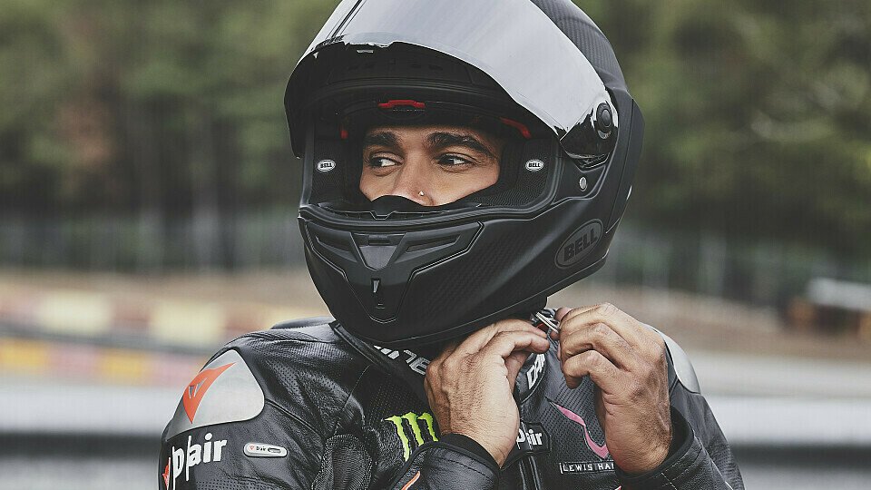 Lewis Hamilton ist begeisterter Motorradpilot, Foto: Alex Olgiati