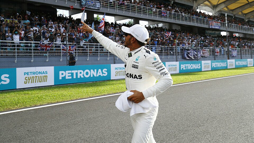 Lewis Hamilton sicherte sich die Pole Position in Sepang