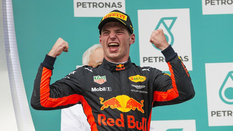 Max Verstappen ist der elfte Sieger in Malaysia, Foto: Sutton