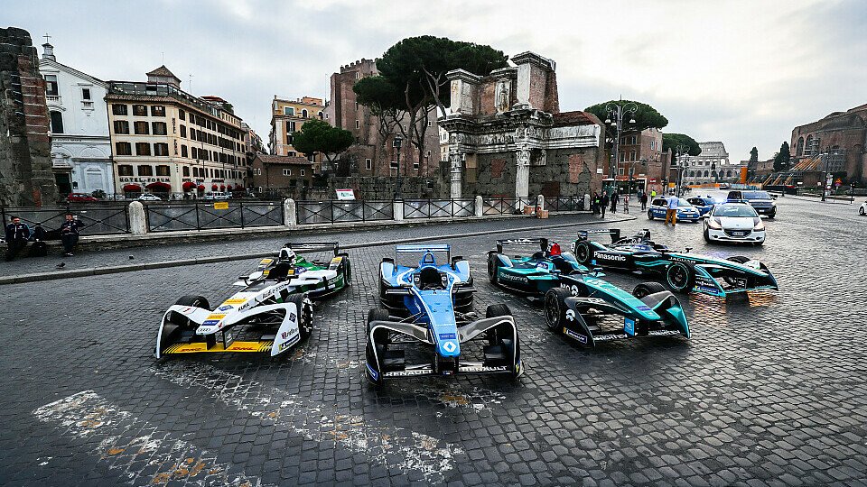 Die Formel E gastiert am Samstag, 14. April zum ersten Mal in Rom, Foto: LAT Images