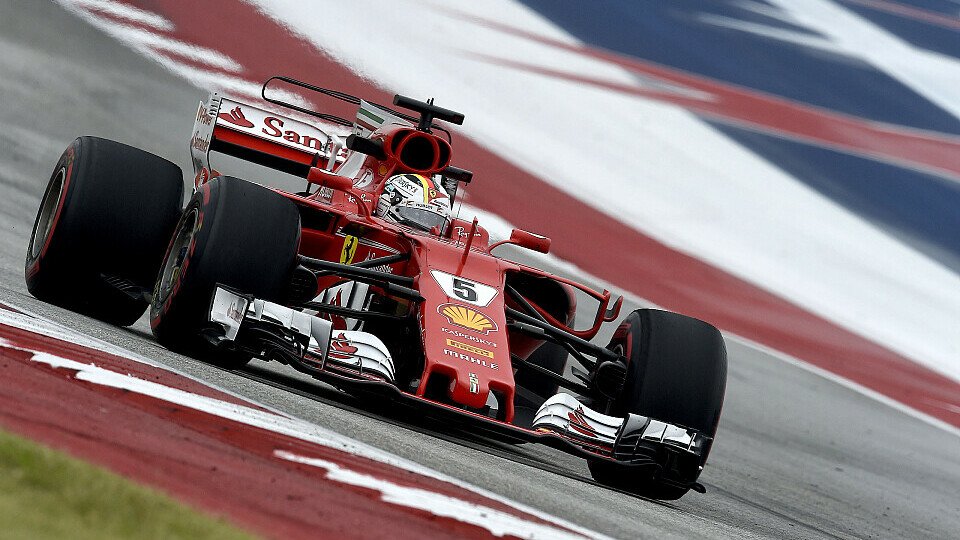 Sebastian Vettel ruinierte beim Training in Austin mit seinem Dreher einen nicht unwichtigen Pirelli-Reifensatz, Foto: Ferrari