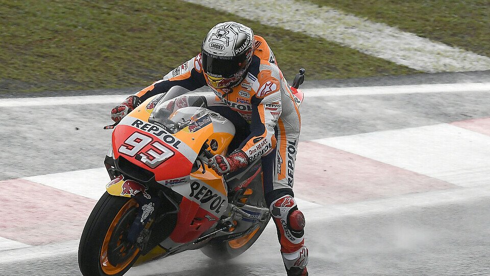 Die MotoGP-Piloten waren am am Freitag mit wechselnden Bedingungen konfrontiert, Foto: HRC