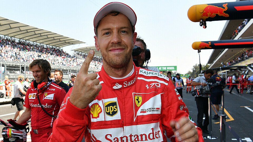 Der Vettel-Finger ist zurück. Pole in Mexiko!, Foto: Sutton