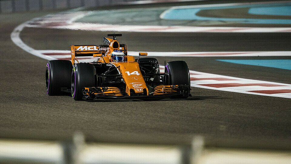 Fernando Alonso beendete dene rsten Tag in Abu Dhabi auf Rang zehn