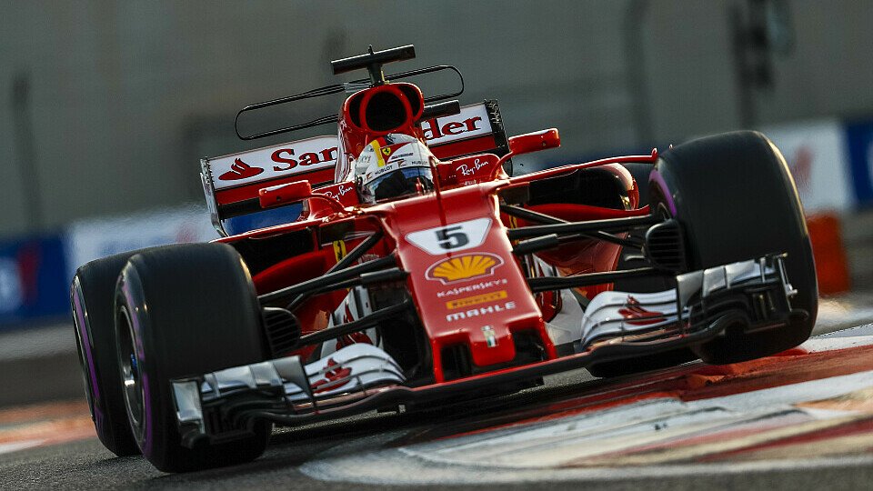 Sebastian Vettel (Ferrari) war in Abu Dhabi abgeschlagen hinter Mercedes, Foto: Sutton
