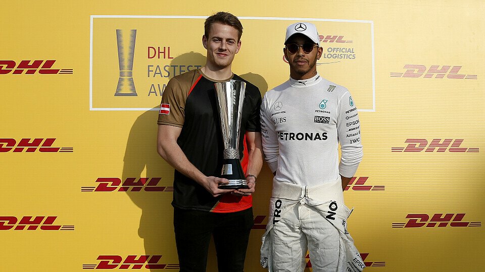 DHL Awards für Mercedes und Lewis Hamilton, Foto: Sutton