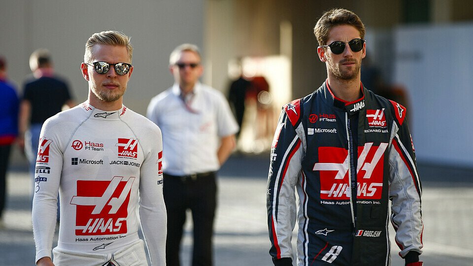 Kevin Magnussen und Romain Grosjean haben ihren Bahrain-Disput rechtzeitig vor China beigelegt, Foto: LAT Images