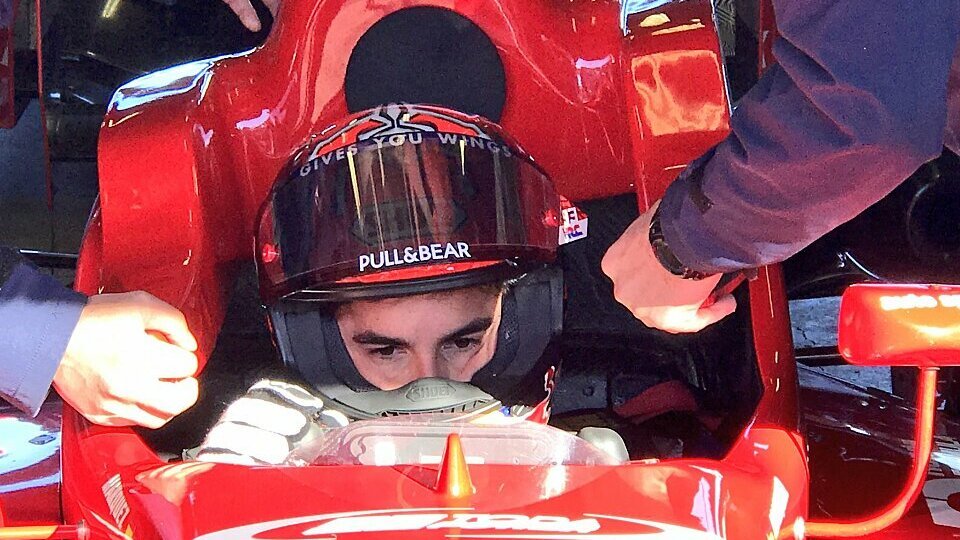 Marc Marquez saß bereits in einem Formelauto, Foto: Marc Marquez / Twitter