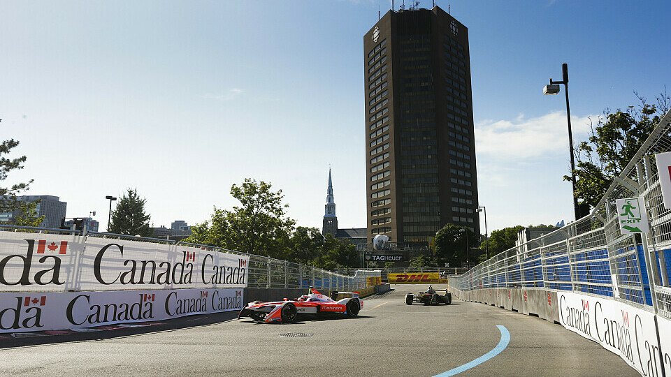 Die Formel E in Kanada: Rennszene aus dem einzigen Montreal e-Prix., Foto: LAT Images