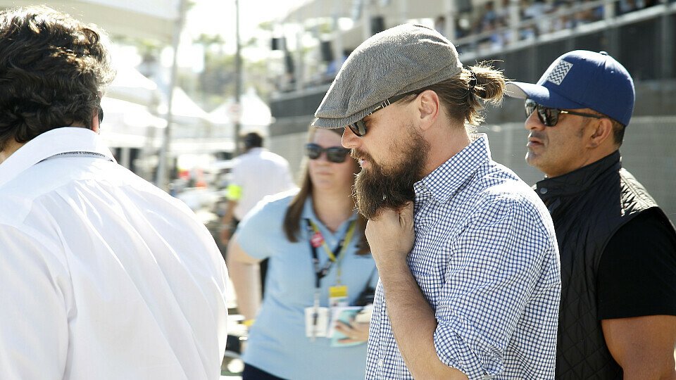 Leonardi DiCaprio besuchte die Formel E 2015 in Long Beach, Foto: LAT Images