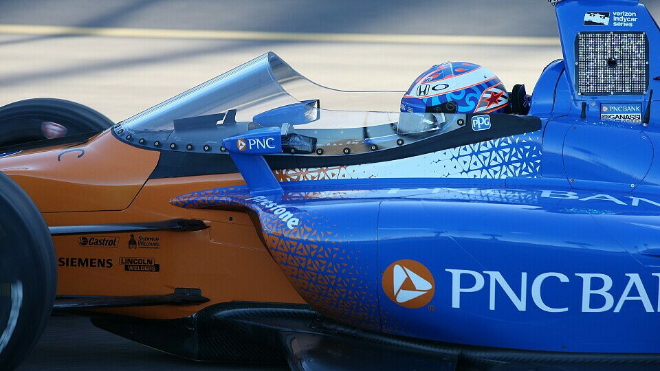 Anders als die Formel 1 mit ihrem Halo, testet die US-amerikanische IndyCar mit einer Windschutzscheibe als Cockpitschutz, Foto: IndyCar