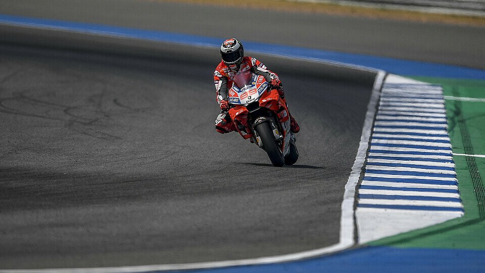 Jorge Lorenzo wirkte beim MotoGP-Test in Thailand etwas verloren, Foto: Ducati