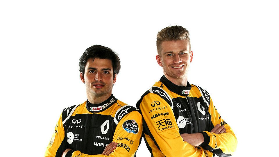 Carlos Sainz und Nico Hülkenberg gelten als eines der stärksten Fahrerduos der Formel 1, Foto: Renault