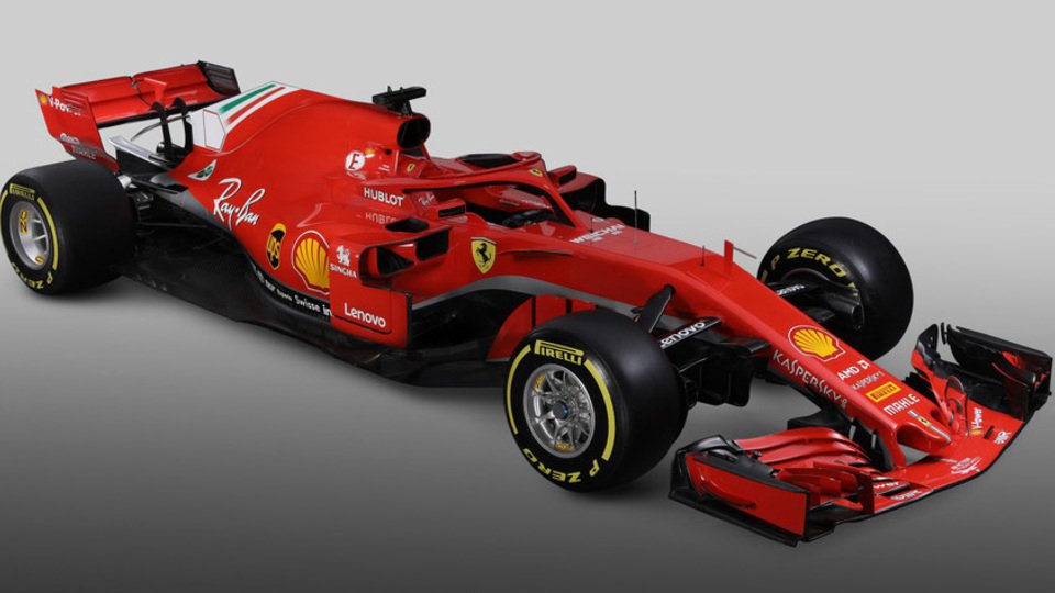 Der SF-71 H ist wieder komplett in rot gehalten, Foto: Ferrari