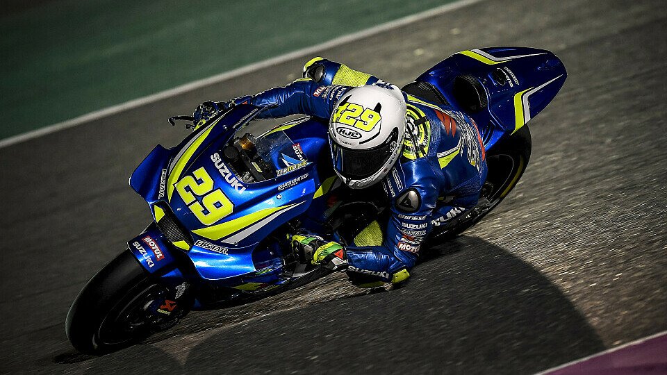 Andrea Iannone war an Tag zwei in Katar schnell unterwegs, Foto: Suzuki