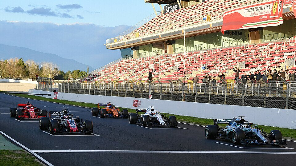 Die Startübungen nach dem Formel-1-Test sorgten für große Verwirrung, Foto: Sutton