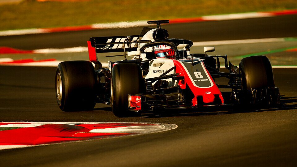 Das Haas F1 Team mischte beim Formel-1-Test die Spitzengruppe auf, Foto: LAT Images