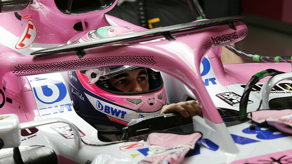 Force India fährt in der Formel-1-Saison 2018 mit Flip Flop auf dem Auto, Foto: Sutton