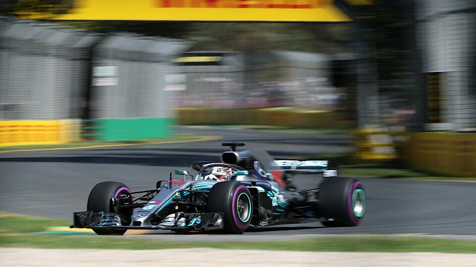 Lewis Hamilton (Mercedes) fuhr die erste Bestzeit in Melbourne 2018, Foto: Sutton