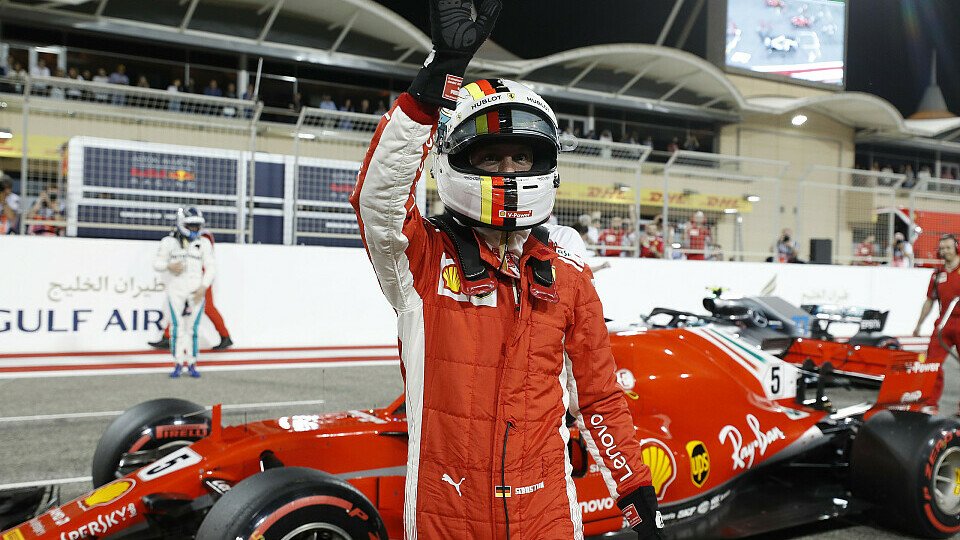 Sebastian Vettel startet in Bahrain sein 200. F1-Rennen von Pole, Foto: Sutton