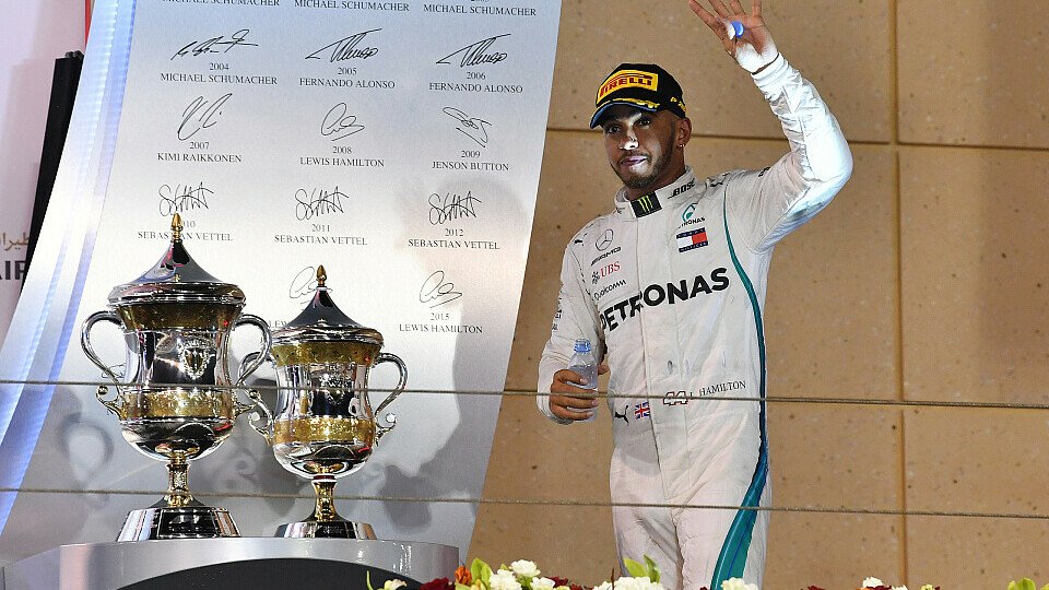 Lewis Hamilton stand für Mercedes zum 70. Mal auf dem Podium, Foto: Sutton