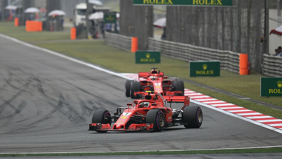 Ferrari tut sich in China auf den Longruns extrem schwer, Foto: Sutton