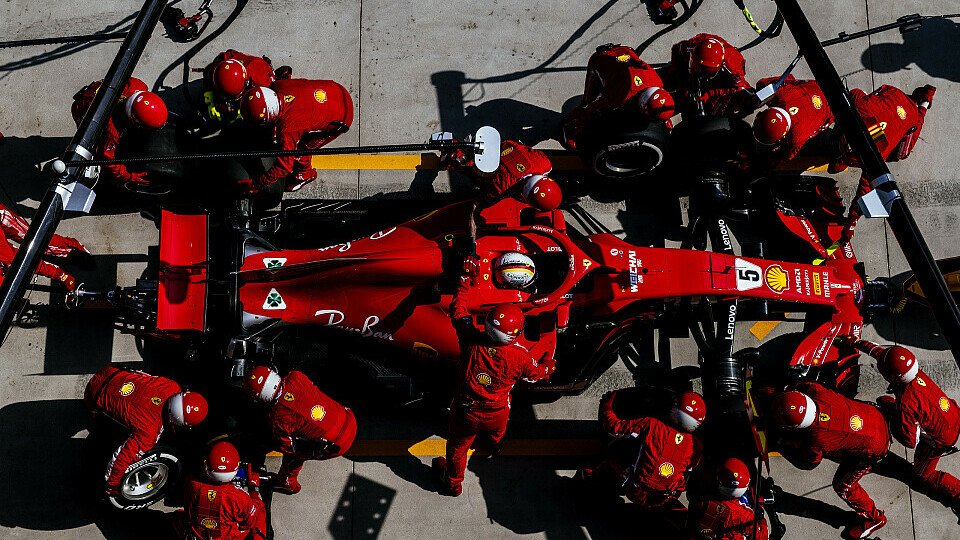 Sebastian Vettel hatte den China GP eigentlich im Griff - bis zum Boxenstopp, Foto: Ferrari