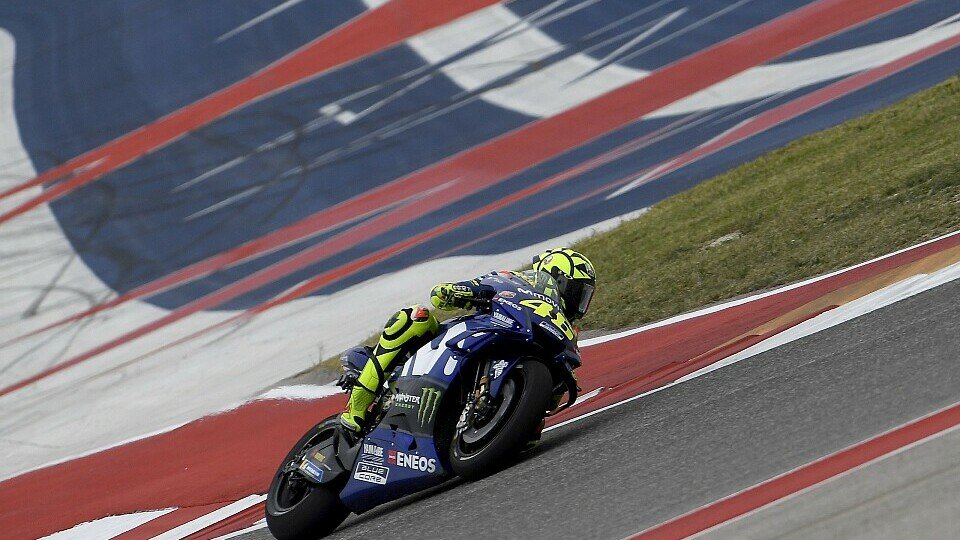 Valentino Rossi war am Freitag in Austin schnell unterwegs, Foto: Yamaha