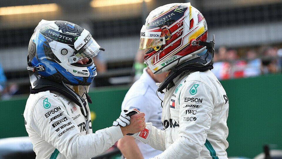 Valtteri Bottas und Lewis Hamilton wittern für das Rennen in Baku Morgenluft, Foto: Sutton