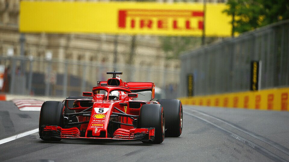 Ferrari hat für das Rennen in Baku konservativer Reifen gewählt als Mercedes und Red Bull, Foto: LAT Images