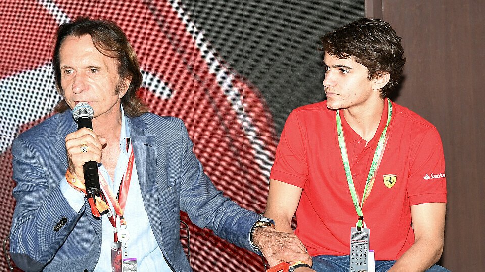 Pietro Fittipaldi mit Vater und Formel-1-Weltmeister Emerson Fittipaldi, Foto: Sutton