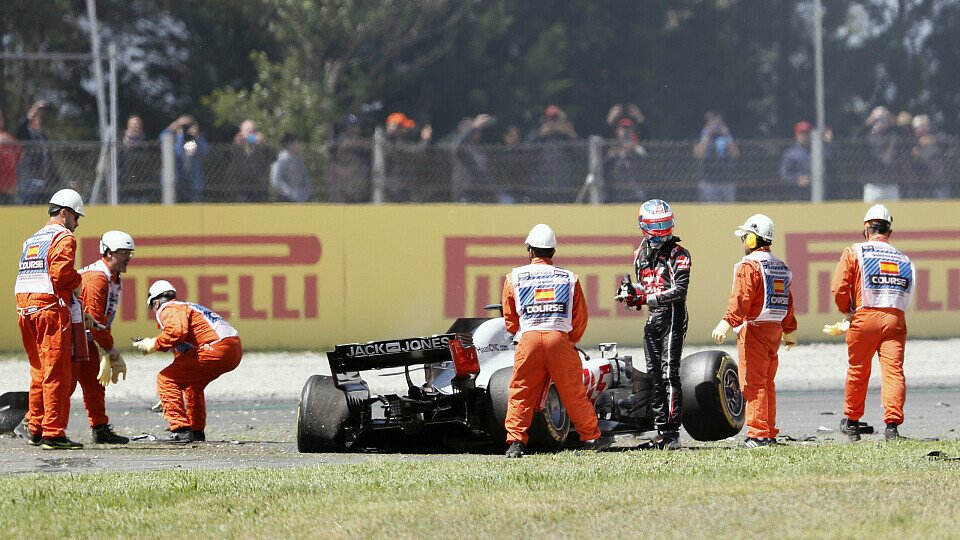 Haas-Teamchef Steiner erteilte Gerüchten über einen Abschied von Romain Grosjean eine Abfuhr, Foto: Sutton
