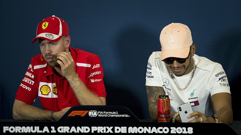 Heute beginnt in Monaco das Formel-1-Wochenende, Vettel und Hamilton in der Pressekonferenz, Foto: Sutton
