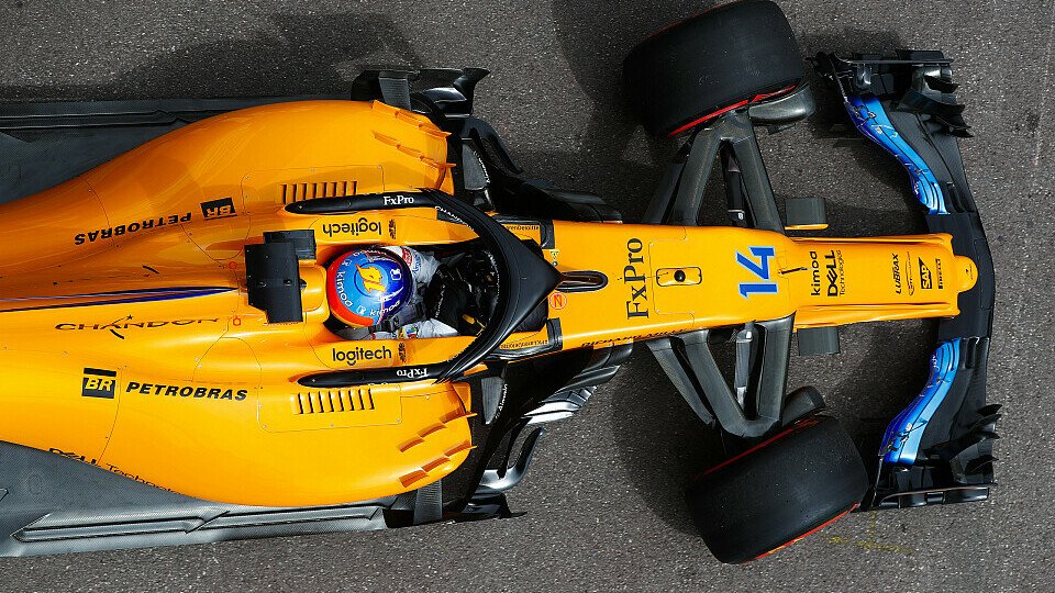 Fernando Alonso wird in Monaco durch die Technik ausgebremst, Foto: LAT Images