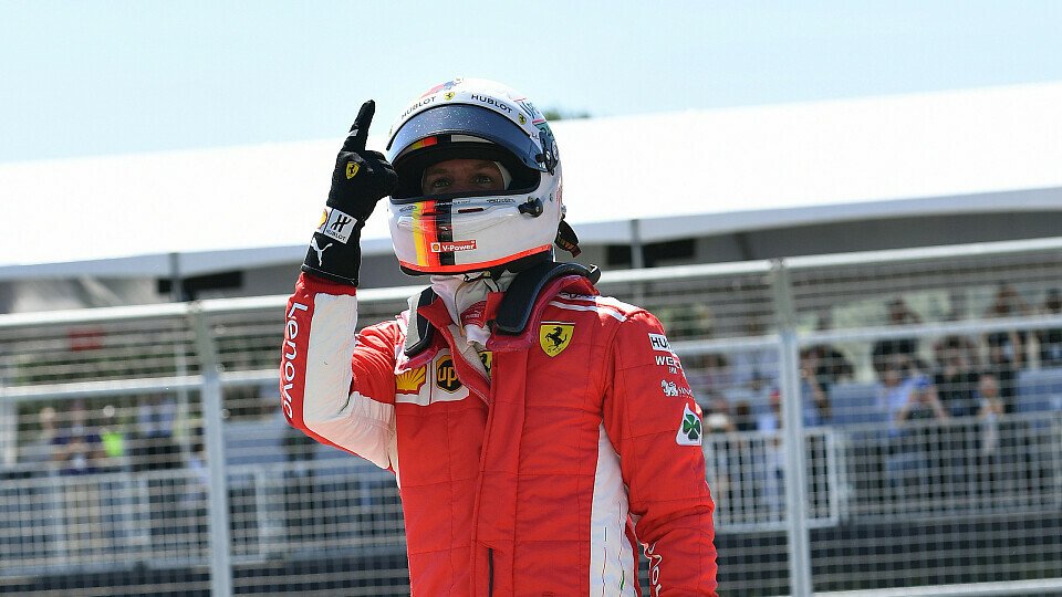 Sebastian Vettel holt die Pole für den Kanada-GP, Foto: Sutton