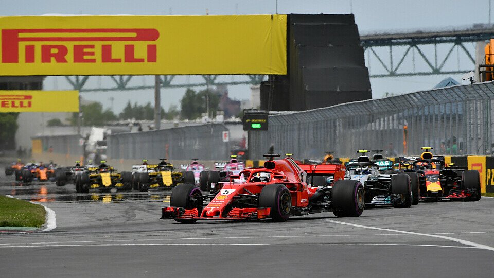 Sebastian Vettel gewinnt in Kanada, Foto: LAT Images