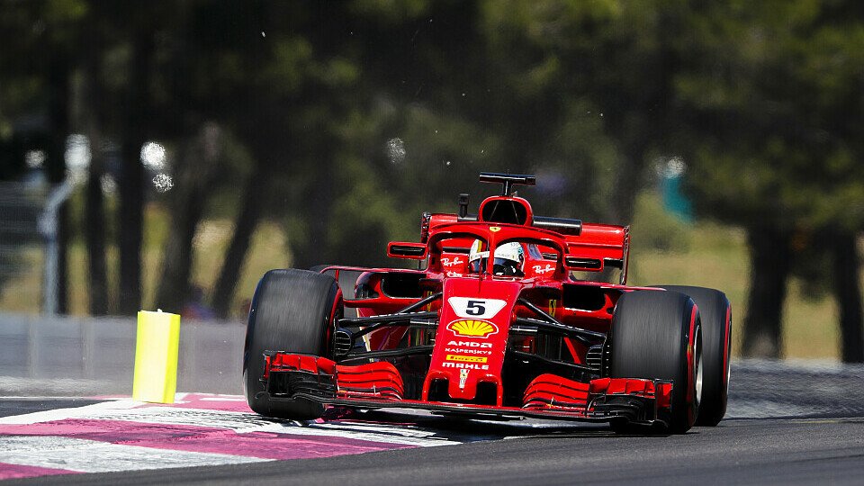 Sebastian Vettel fuhr am Freitag in Frankreich noch weiter hinterher als ohnehin im Training üblich, Foto: LAT Images